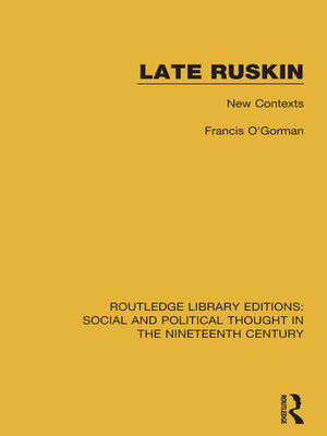 cover image of Late Ruskin